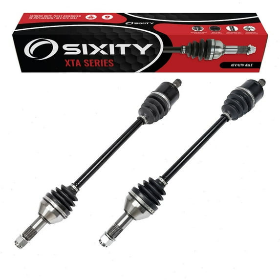 2 pc Sixity XTA Rear Left Right Axles compatible with Can-Am Defender DPS HD5 2017-2021