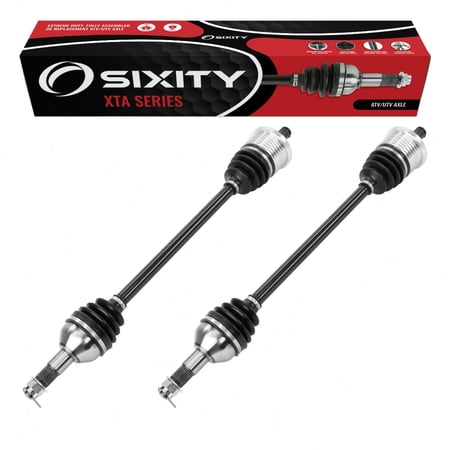 2 pc Sixity XTA Rear Left Right Axles compatible with Can-Am Maverick 1000R DPS X mr rs Max 2013-2018