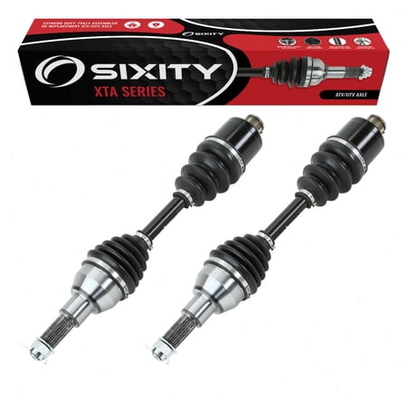 2 pc Sixity XTA Rear Left Right Axles compatible with Polaris Diesel 455cc Scrambler 500 4x4 Sportsman 335 400 HO DUSE RSE Worker 1999-2002