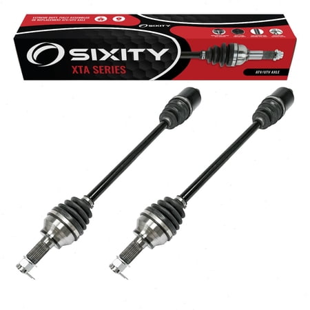 2 pc Sixity XTA Rear Left Right Axles compatible with Polaris RZR XP 1000 High Lifter Edition Limited Premium Trails & Rocks and Rock 4 2020-2021
