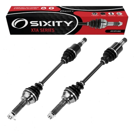 2 pc Sixity XTA Rear Left Right Axles compatible with Polaris Ranger Crew Diesel HST Deluxe 2011-2014