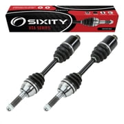 2 pc Sixity XTA Rear Left Right Axles compatible with Polaris Sportsman 400 500 HO 600 700 EFI 800 MV7 2003-2005