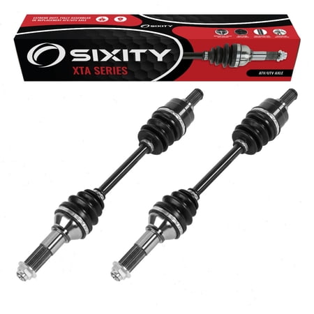 2 pc Sixity XTA Rear Left Right Axles compatible with Yamaha YFM450 Grizzly 4x4 Auto EPS 2011-2014