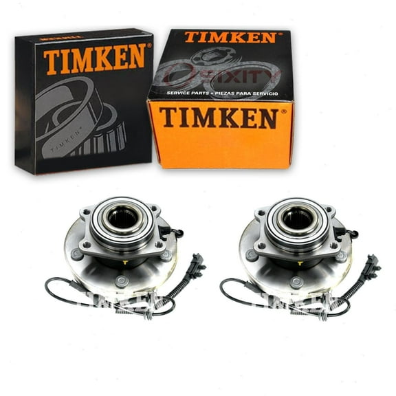 2 pc Timken Front Wheel Bearing Hub Assembly compatible with Dodge Grand Caravan 2008-2018