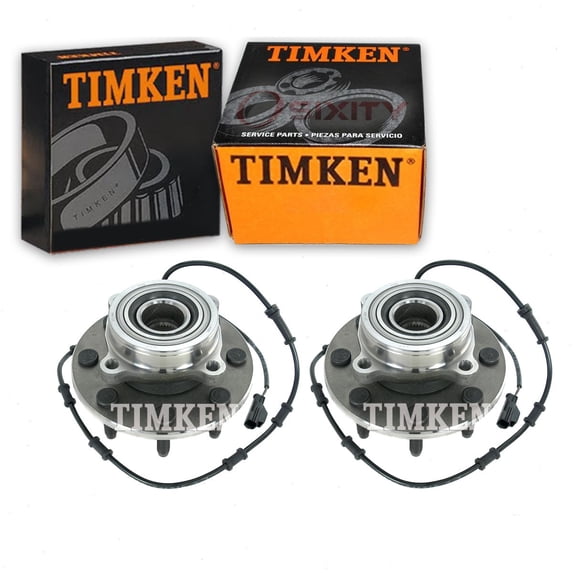 2 pc Timken Front Wheel Bearing Hub Assembly compatible with Dodge Ram 2500 2003-2005