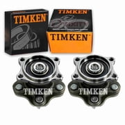 2 pc Timken HA590111 Wheel Bearing Hub Assembly for 405.42008 432027Y000 432028J000 512292 712292 750-0297 BR930403 BR930442 Driveline Axle Axles Hubs