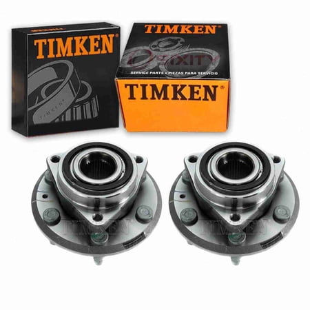 2 pc Timken HA590227 Wheel Bearing Hub Assembly for 22756832 25784448 25848366 513277 713277 730-0380 BR930532 Driveline Axle Axles Hubs