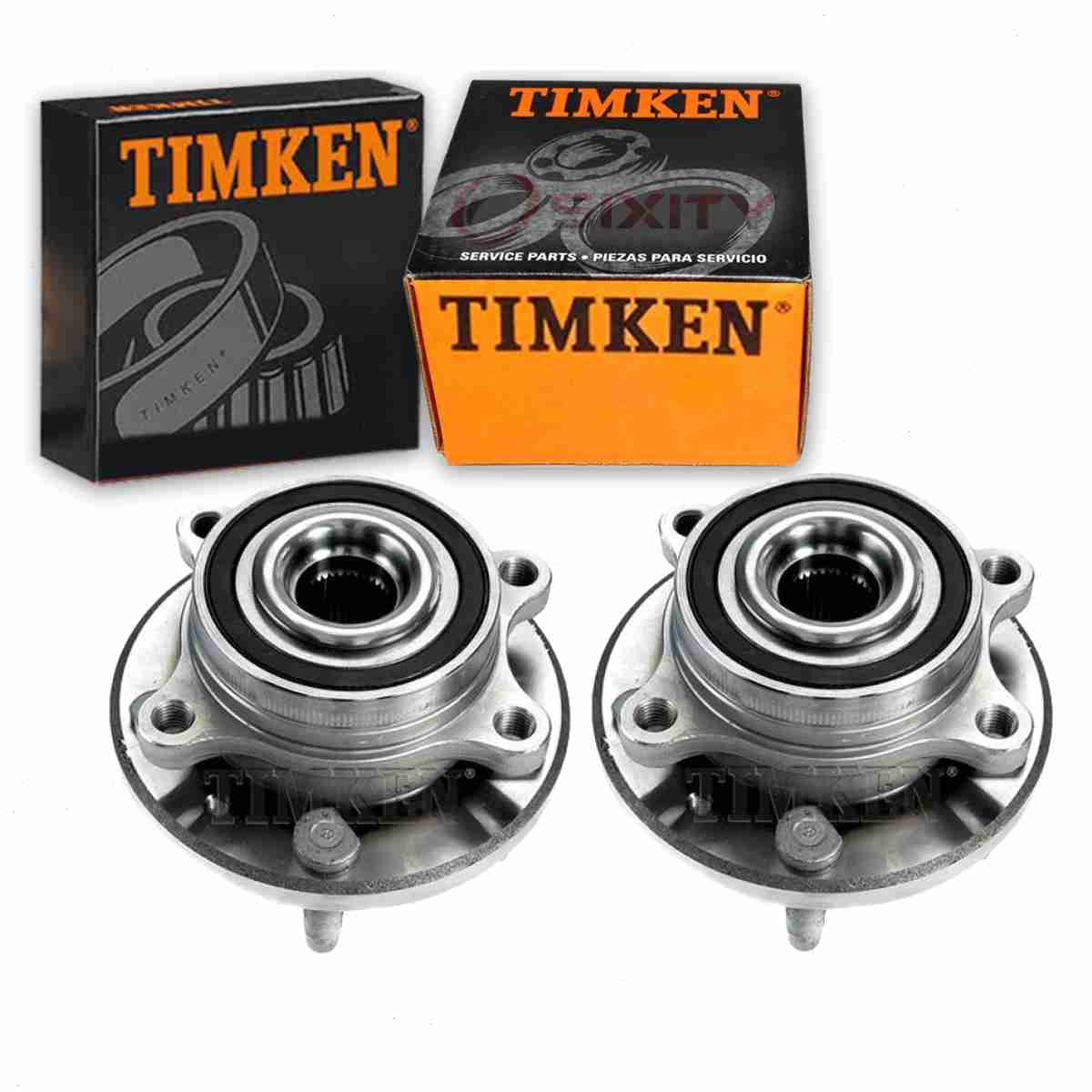 2 pc Timken HA590261 Wheel Bearing Hub Assembly for 513275 713275
