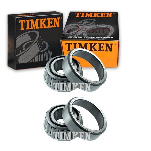 2 pc Timken SET2 Wheel Bearing and Race Sets for 0019810905KZ 006311427A 1.160021048e+011 1.190021408e+011 11055109 129897 1615336 1619689 1671465 181586 1851799M91 204E1215 204E1215A 204E1215A1