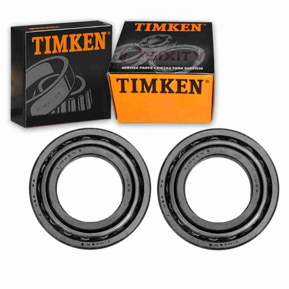 2 pc Timken SET47 Wheel Bearing and Race Sets for 0K01A33047 513632 513887 6401565 9008036067 9036845087 9036845089 9436775 BC2Z4221A-C9AZ4222A BR50 C9AZ4221A-C9AZ4222A MB092749 S385 UKC7306