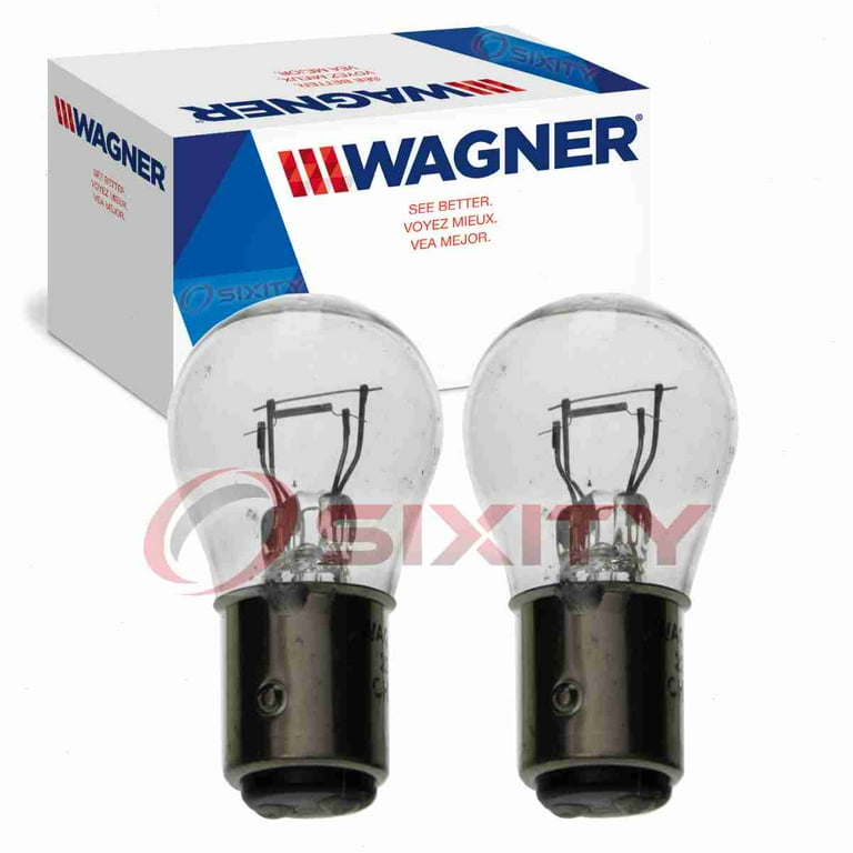 2 pc Wagner Brake Light Bulbs compatible with Hyundai Santa Fe Santa Fe Sport Santa Fe XL 2013 2016