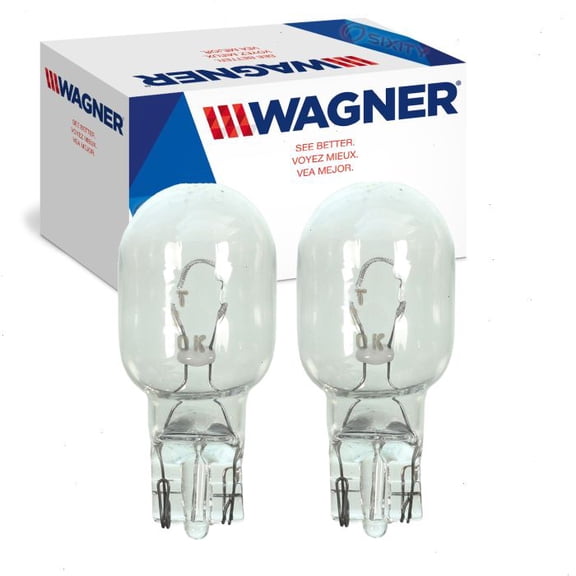 2 pc Wagner Front Turn Signal Light Bulbs compatible with Subaru Justy Legacy 1989-1995
