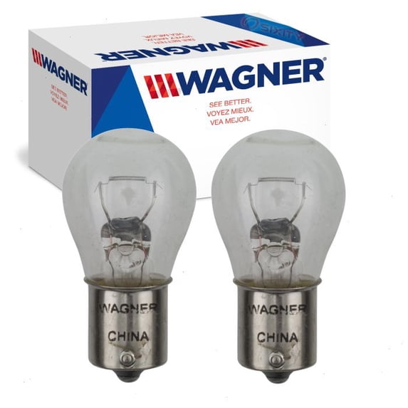 2 pc Wagner Rear Turn Signal Light Bulbs compatible with Jaguar XJ XJ12 XJ6 XJS XKE 1969-1979