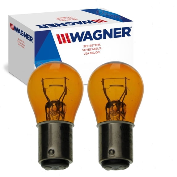 2 pc Wagner Rear Turn Signal Light Bulbs compatible with Kia Forte Forte5 2010-2013