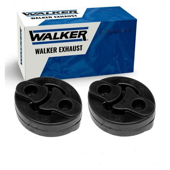 2 pc Walker Exhaust System Insulators compatible with Ford Fiesta 1.6L L4 2014-2017