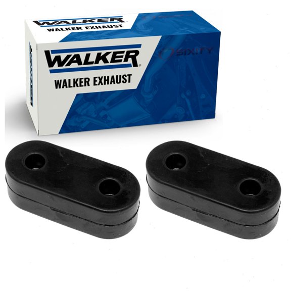 2 pc Walker Exhaust System Insulators compatible with GMC Sierra 2500 HD 6.6L V8 2007-2010
