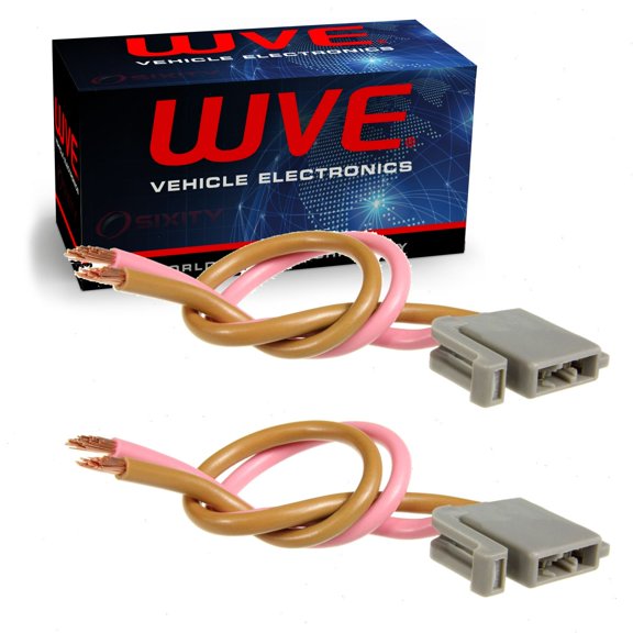 2 pc Wells WVE Rear Speaker Connectors compatible with Ford Fusion 2006-2011