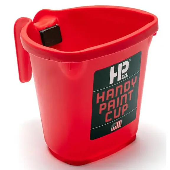 2 pcs,1 Pt Handy Paint Products 1500-CT Red HANDy Paint Cup