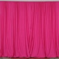 thumbnail image 1 of 2 pcs 10 feet x 10 feet Polyester Backdrop Drapes Curtains Panels with Rod Pockets - Wedding Party Home Window Decorations FUSCHIA HOT PINK, 1 of 3