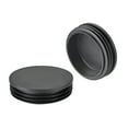 thumbnail image 1 of 2 pcs 100mm Dia Plastic Tubing Plug Round Post End Caps for Handrail Stair Newel Guardrail Tube Black, 1 of 3
