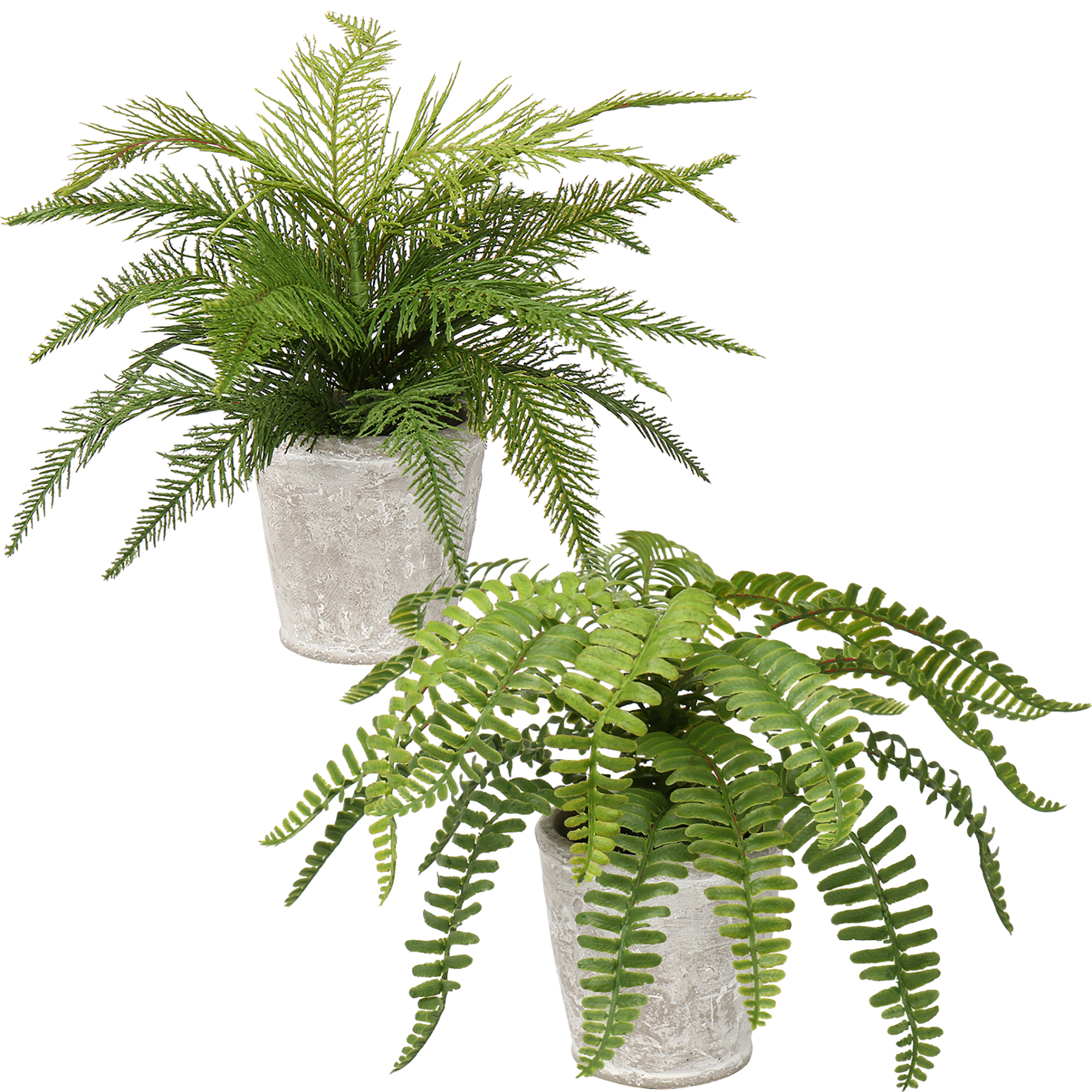 Unique Bargains 2 Pcs Artificial Platsic Lawn for Plants Decor Green 6.