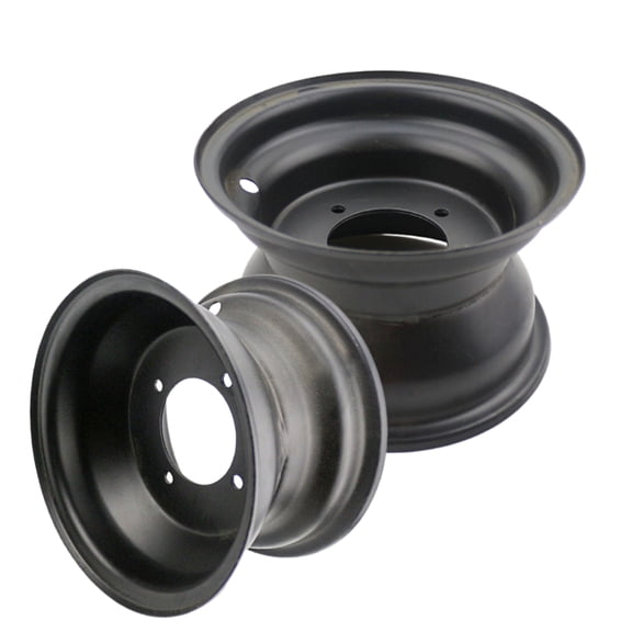 2 pcs 16x8-7 ATV Wheel Rim, 7 Inch 4-Hole Iron Steel Rim for 50-125CC ATV, Go Kart, Quad Bike, Heavy Duty Replacement Rim