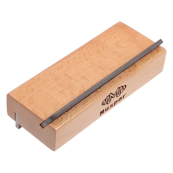 2 pcs 35/90 Degree Cutting Tool for Fret Portable Fret End Dressing Luthier Tool (Wood Color)