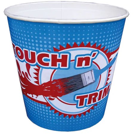 2 pcs,5 Qt Encore Plastics 10T1 Touch N Trim Disposable Paper Pail