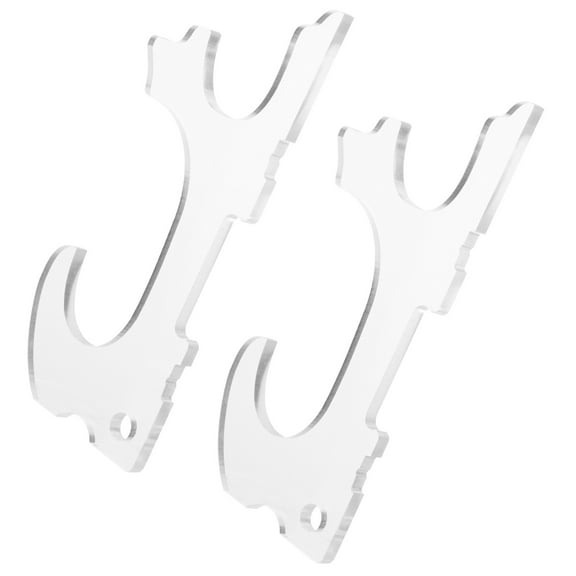 2 pcs Acrylic Display Stand Wall Acrylic Stand Clear Wall Mounted Rack