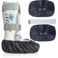 thumbnail image 1 of 2 pcs Air Cam Walking Boot Covers, Fracture Medical Cast Boots for Broken Foot Ankle Recovery With Waterproof Anti-slip and Washable (Medium), 1 of 3