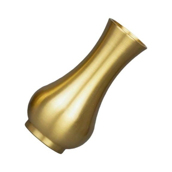 MERRYHAPY Golden Brass Vase Modern Simple Design Decorative Flower Pot for Home Office Living Room