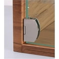 thumbnail image 1 of [2 pcs] Cabinet Door Hinge Bathroom Cabinet Frameless Glass Door Hinge Showcase 90 Degree Hinge (Silver), 1 of 1