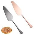 thumbnail image 1 of 2 pcs Cake Cutter, Multiple Colors Cake Spatula Mirror Polishing, Pie Server with Serrated Edges, Food Grade Cake Server 401 Stainless Steel, For Wedding and Party, 1 of 6