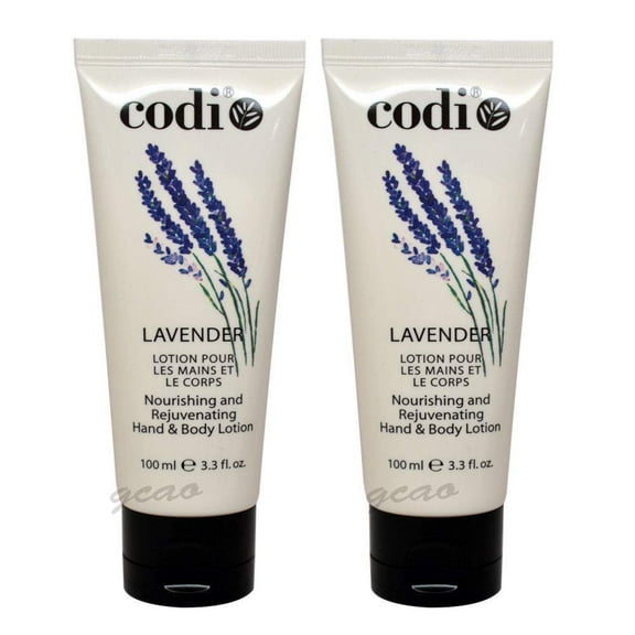 2 pcs Codi Lavender Hand & Body Lotion Nourishing and rejuvenating 3.3 oz