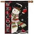 thumbnail image 1 of 2 pcs Double Sided Garden flag, 11.8 x 17.7 Inch Outdoor Christmas Welcome Decor for Garden and Yard, 1 of 5