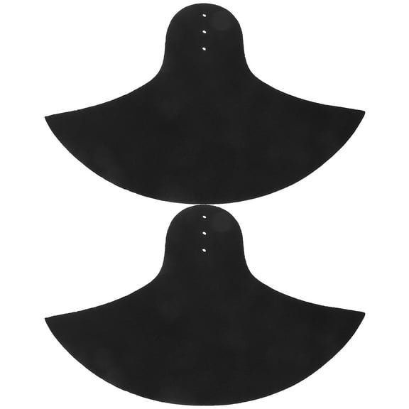 Raindrops 2pcs Black Rubber Cymbal Mute Pads for Drum Use Sturdy and Portable