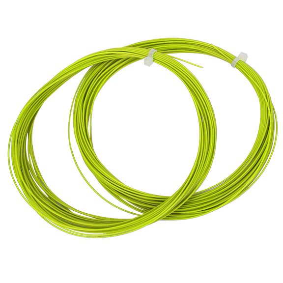 2 pcs Durable 10m High Flexibility Badminton String Line Training Racket Racquet Lines (green)