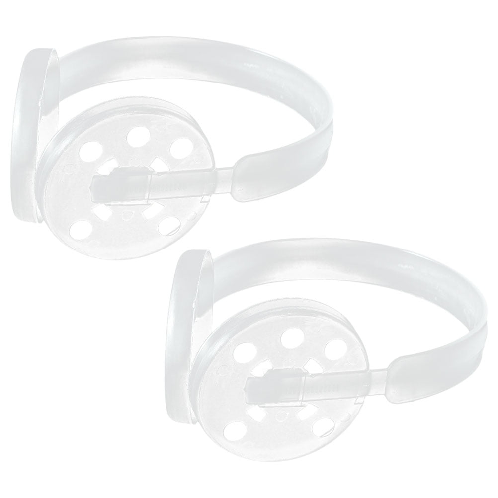 2 pcs Earmuff Making Frame Holder Plastic Earmuff Frame Holder DIY
