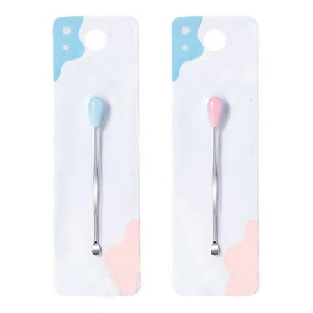 2 pcs Earwax Removal Tool, Ear Cleaning Tool, Stainless Steel Earwax Ear Removal Tool