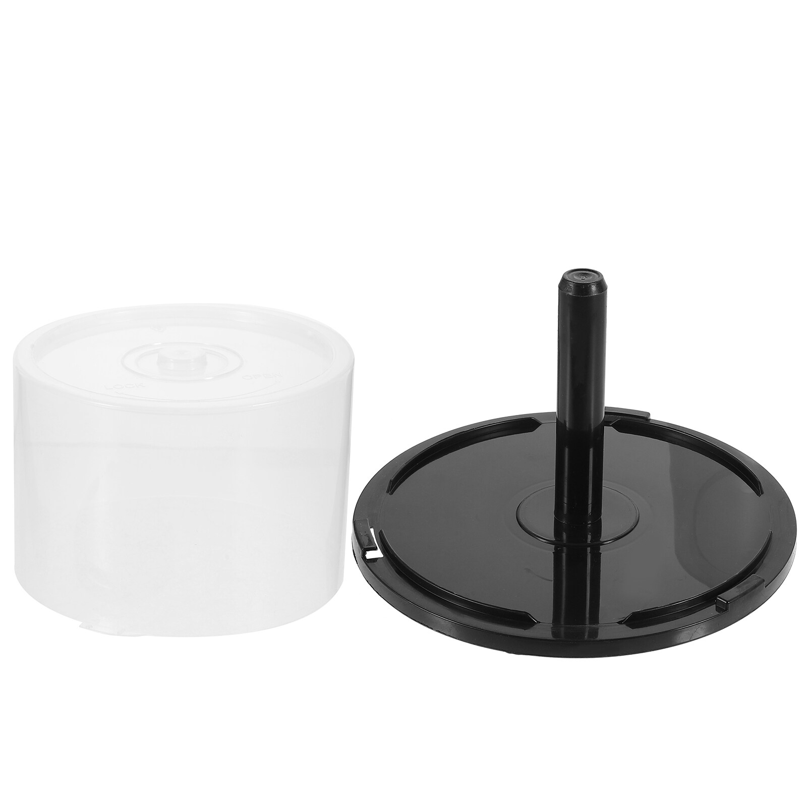 2 pcs Empty CD Storage Bucket DVD Storage Holder Portable DVD Storage