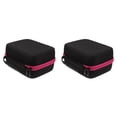 thumbnail image 1 of 2 pcs Exquisite Essential Oil Bottles Storage Bag Practical Storage Case (Rosy), 1 of 6