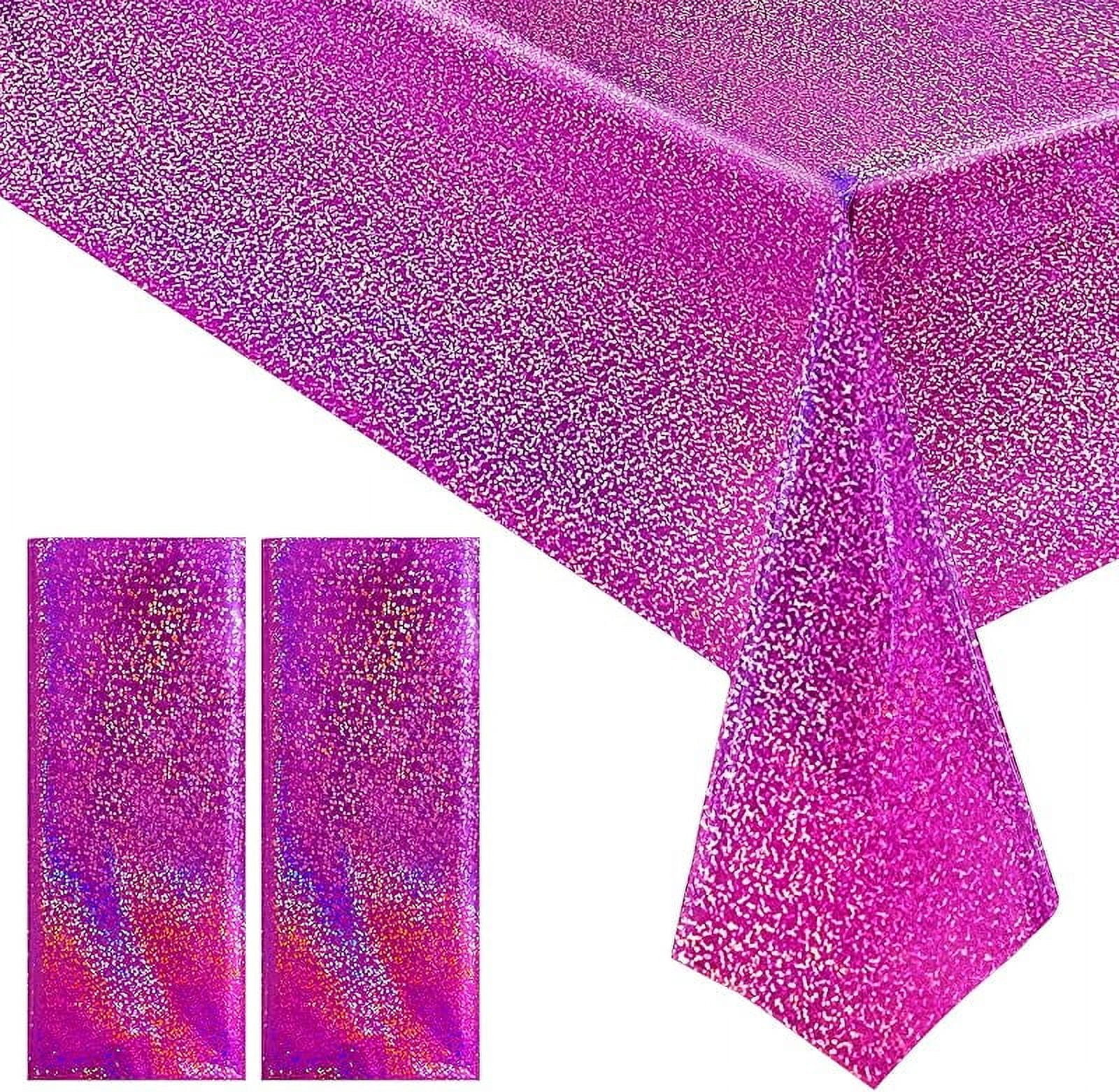 2 pcs Green Holographic Tablecloth 40