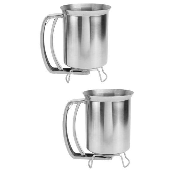 2 pcs Handheld Dispenser Practical Separator Kitchen Supply(Silver)