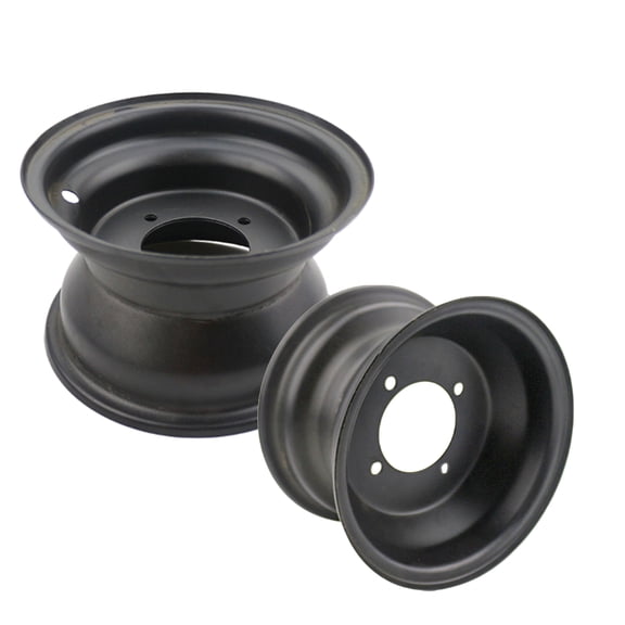 2 pcs Heavy Duty 16x8-7 ATV Wheel Rim, 7 Inch 4-Hole Steel Rim for 50-125CC ATV, Go Kart, Off-Road Use