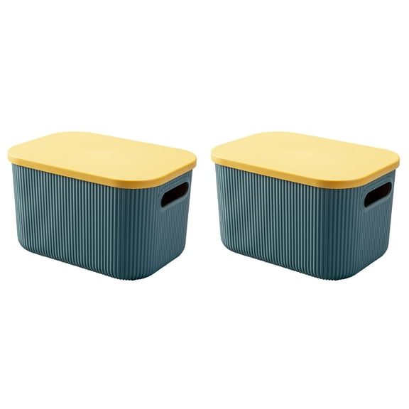 2 pcs  Home Storage Container Large Capacity Sundries Storage Box Storage Holder