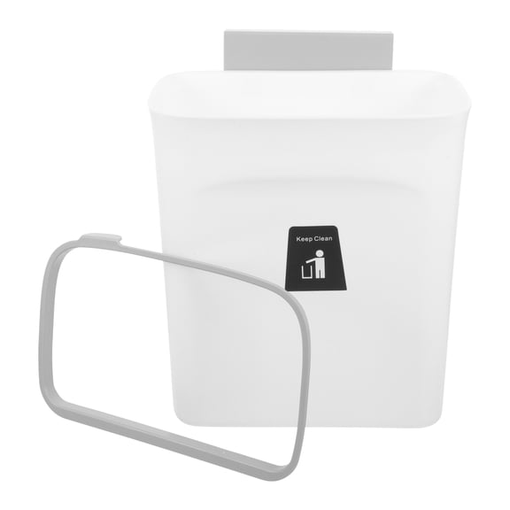 2 pcs Household Garbage Container Waste Storage Bin Wall-mounted Trash Bin