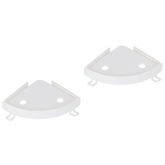 2 pcs Kitchen Storage Holder Bathroom Sundries Organizer Triangle Wall Shelf