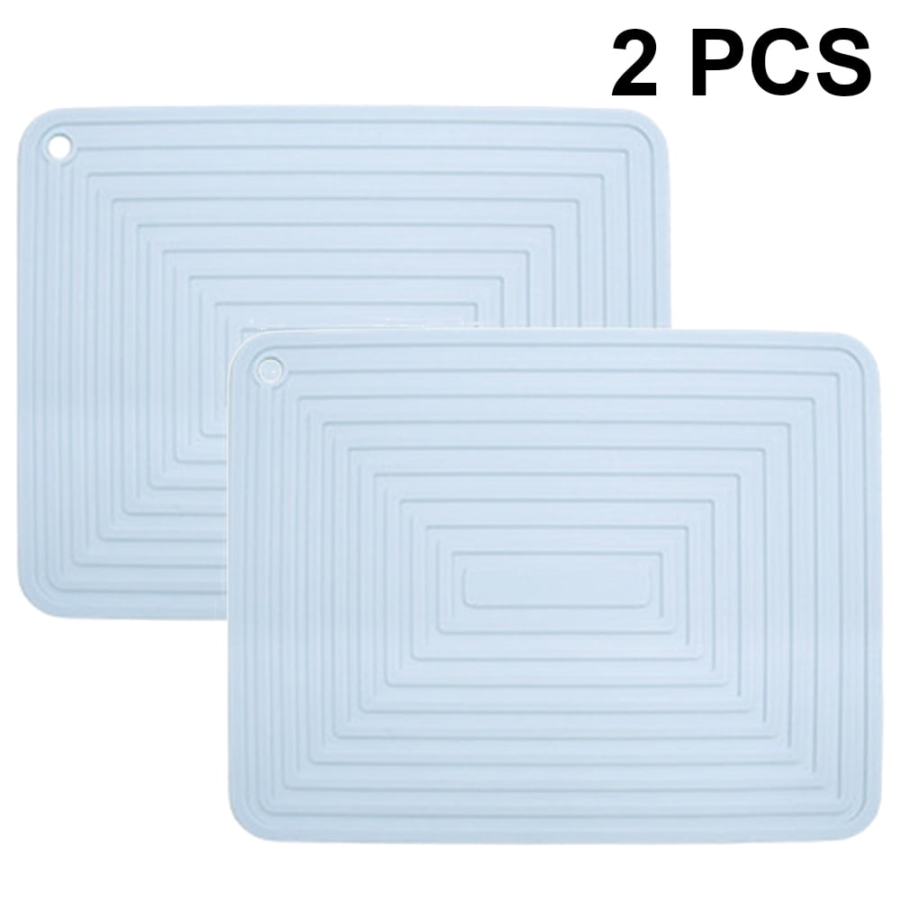 2 pcs Large Heat Resistant Mats, Countertop Protector, Silicone Mats ...