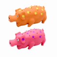 thumbnail image 1 of 2 pcs Latex Pig Dog Toys That Oinks Dog Squeaky Toy for Small Medium Large Dogs, 1 of 7