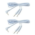 thumbnail image 1 of 2 pcs Lead Wires Cable Massagers Unit Accessories 2.5 mm Plug to 2.0mm Plug, 1 of 6